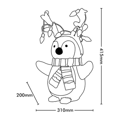 Arlec Low Voltage LED Acrylic Penguin