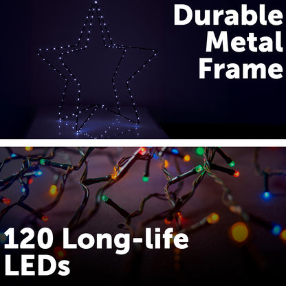 Arlec 80cm Low Voltage Christmas Star With Remote Control