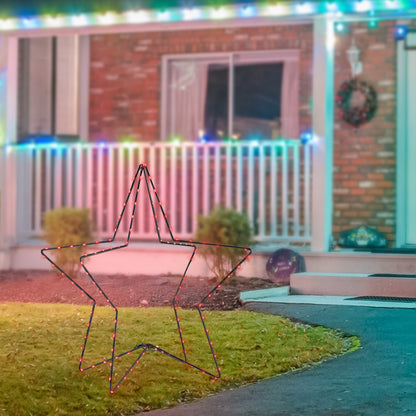 Arlec 80cm Low Voltage Christmas Star With Remote Control