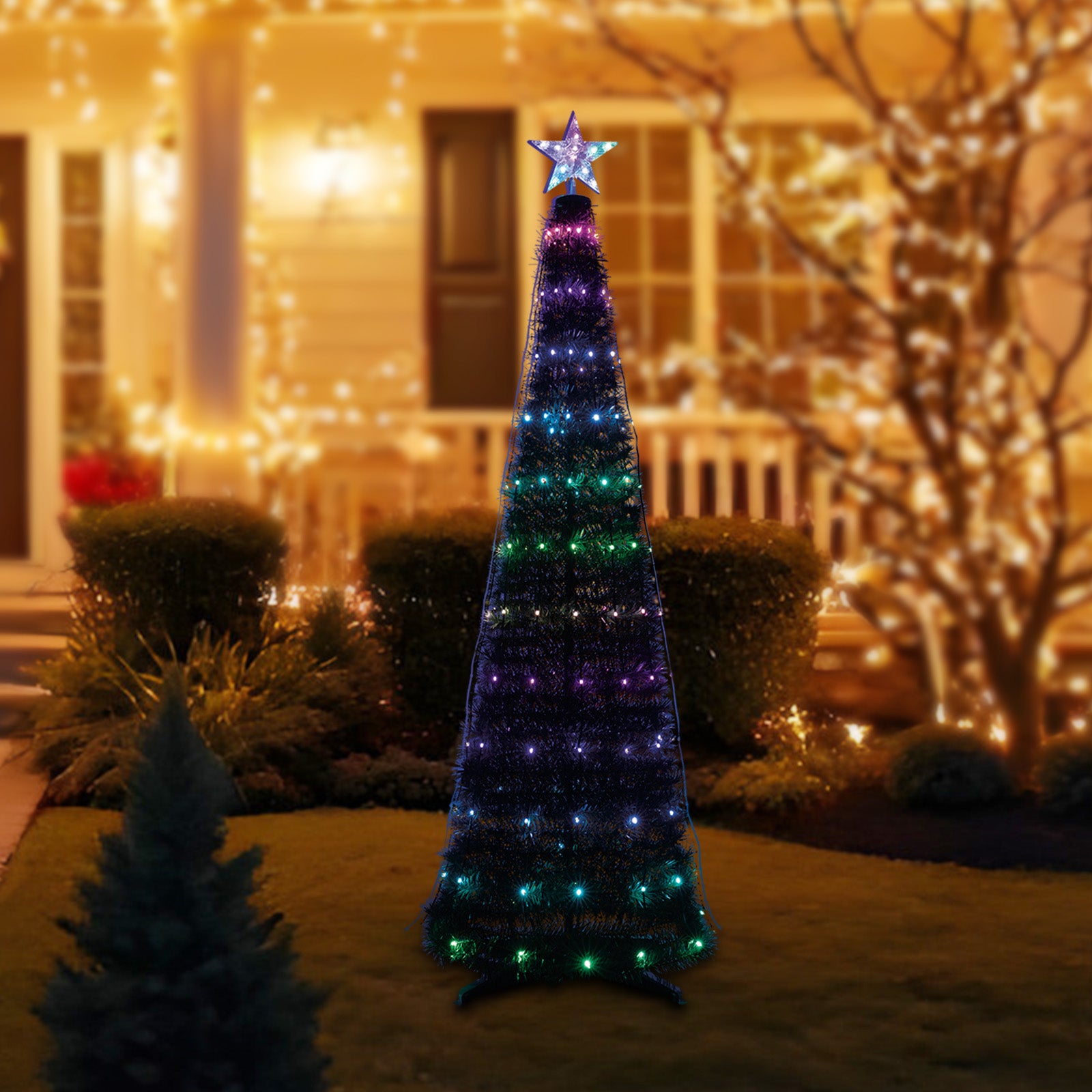 Arlec 1.9m 180 LED Low Voltage Pop-Up Christmas Tree