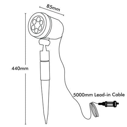 Arlec Low Voltage LED Christmas Projector Light