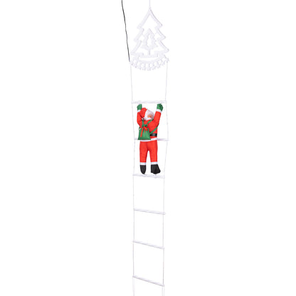 Arlec 138cm Low Voltage Christmas Tree Ladder With Santa
