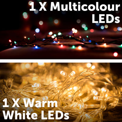 Arlec 30cm Warm White / Multi-Colour Low Voltage Star Cluster Light