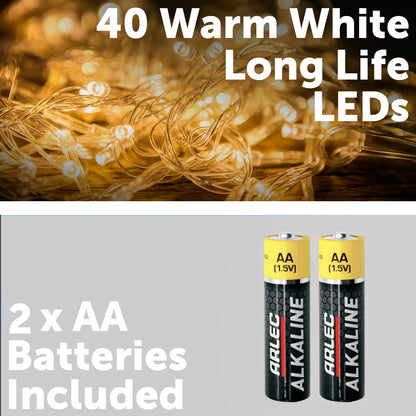 Arlec's 31cm Battery-Powered Starburst Tree Topper