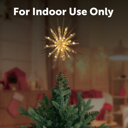 Arlec's 31cm Battery-Powered Starburst Tree Topper