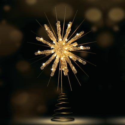 Arlec's 31cm Battery-Powered Starburst Tree Topper