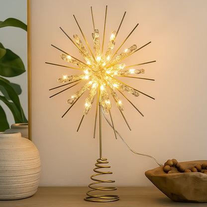 Arlec's 31cm Battery-Powered Starburst Tree Topper