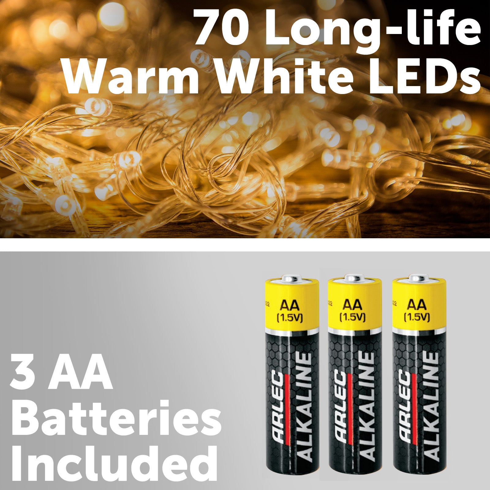 Arlec 65cm Battery Powered Christmas Tree