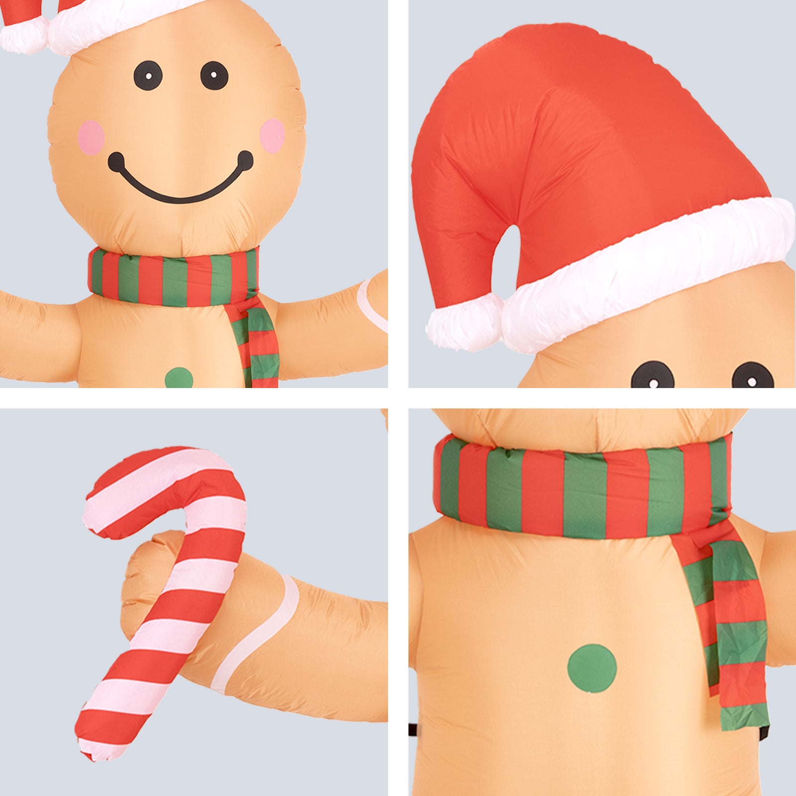 Arlec 2.4m Inflatable Gingerbread Man
