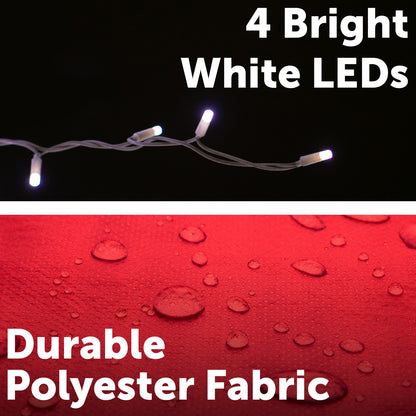 Arlec 1.5m Inflatable Santa on Motorcycle