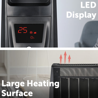 Arlec 2400W Micathermic Heater With Electronic Thermostat And Timer