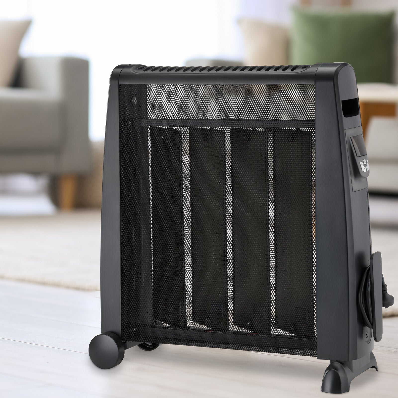Arlec 2400W Micathermic Heater With Electronic Thermostat And Timer