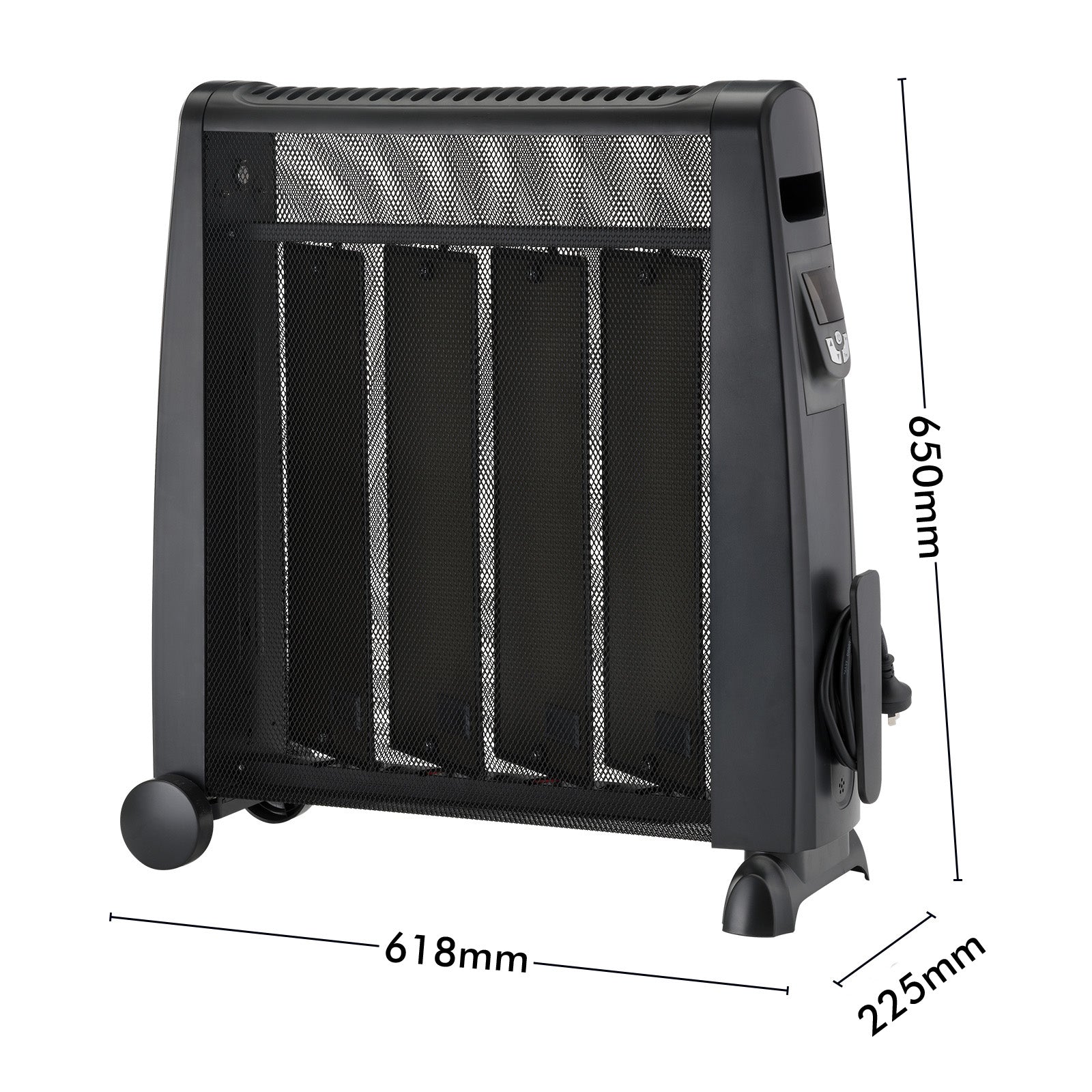 Arlec 2400W Micathermic Heater With Electronic Thermostat And Timer