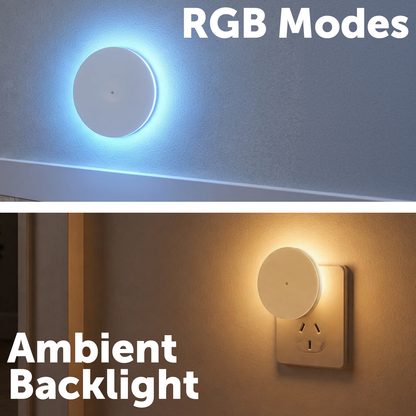 Arlec RGBW Back-Lit Dimmable Night Light With Dusk To Dawn Sensor