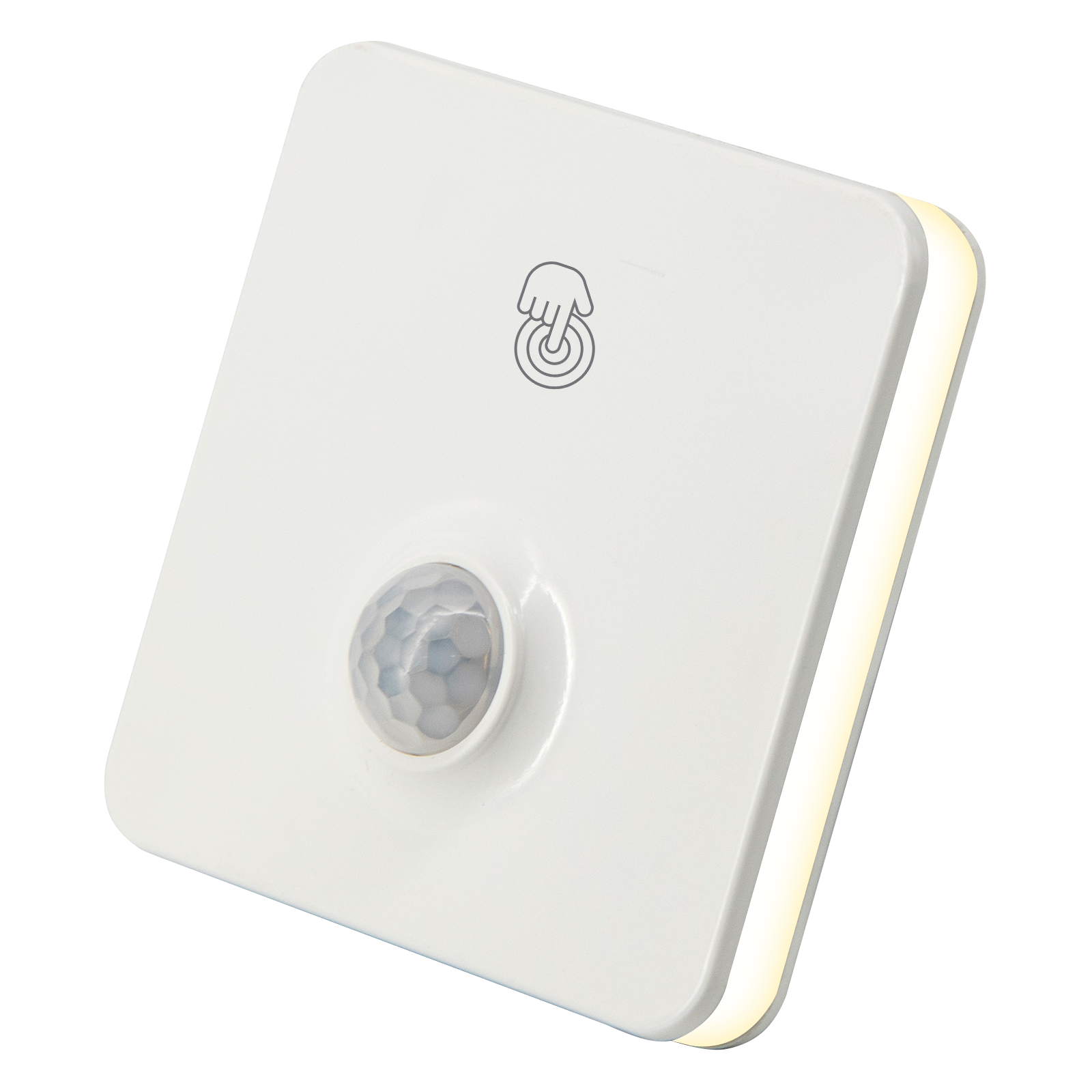 Arlec Round Lit Square Shape Plug In Motion Sensor Night Light