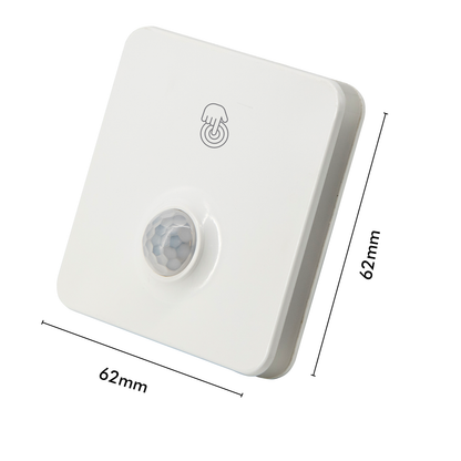 Arlec Round Lit Square Shape Plug In Motion Sensor Night Light