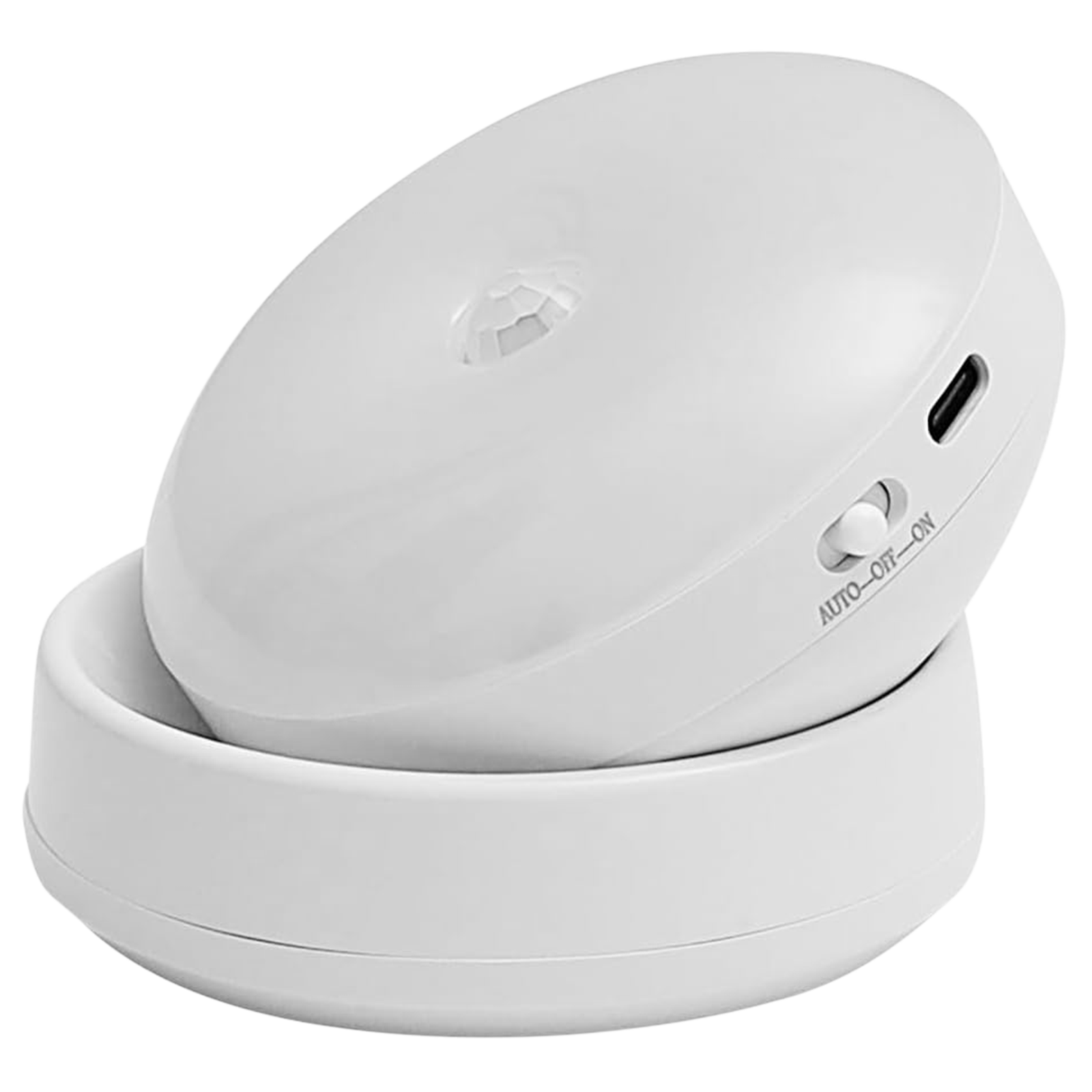 Arlec White Rechargeable Battery-Powered Motion Sensor Night Light