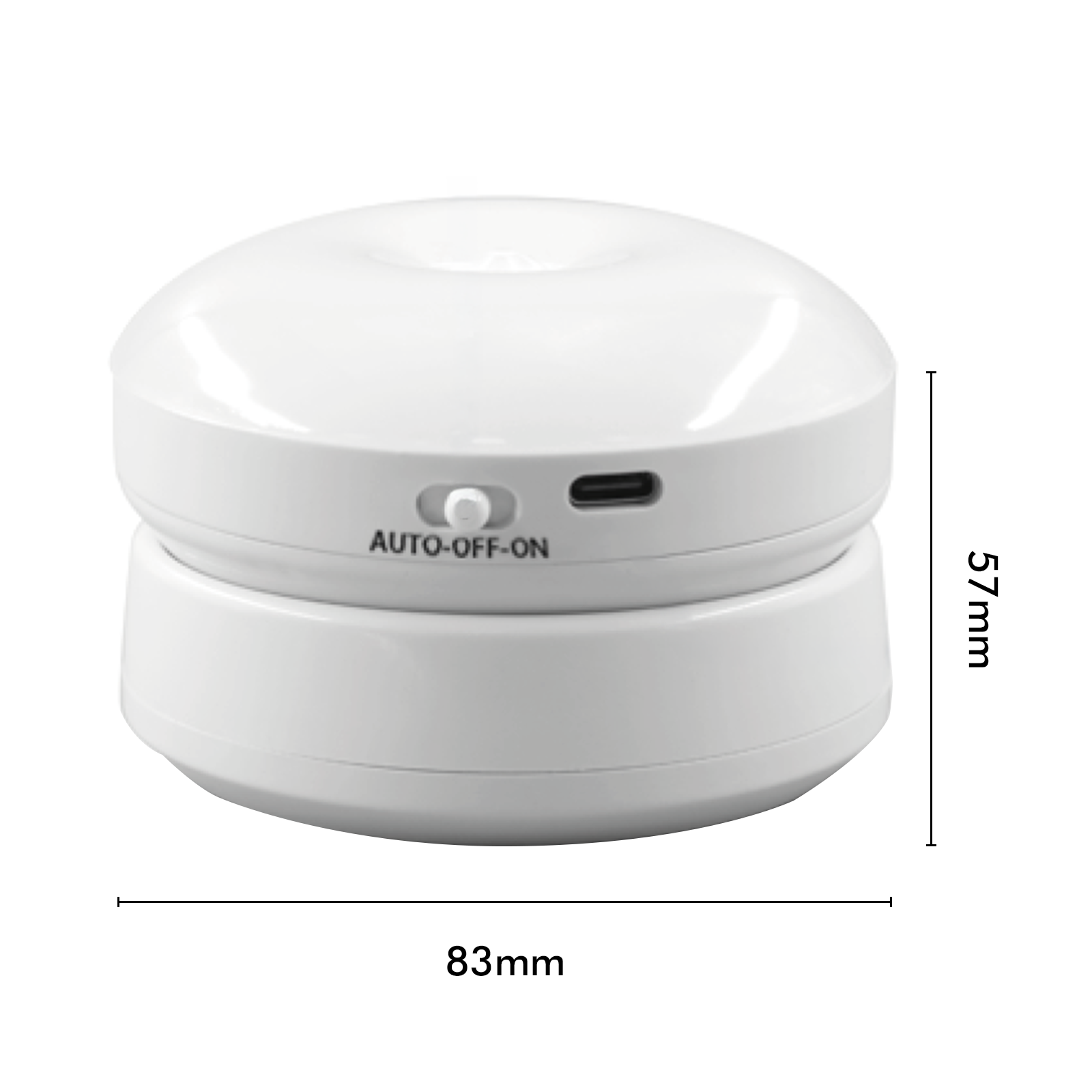 Arlec White Rechargeable Battery-Powered Motion Sensor Night Light