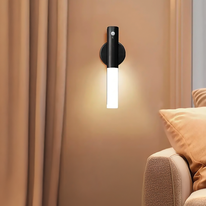Arlec Black Rechargeable Magnet Mount Sensor Light