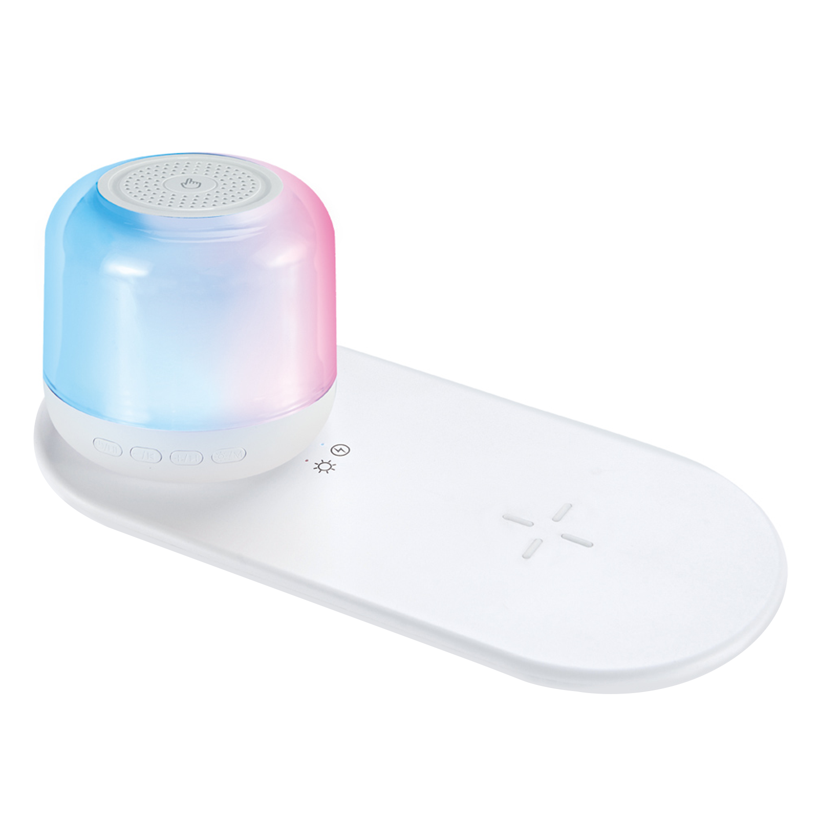 Arlec 3-In-1 Wireless Charger With Speaker & Night Light