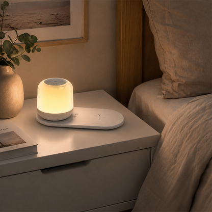Arlec 3-In-1 Wireless Charger With Speaker & Night Light