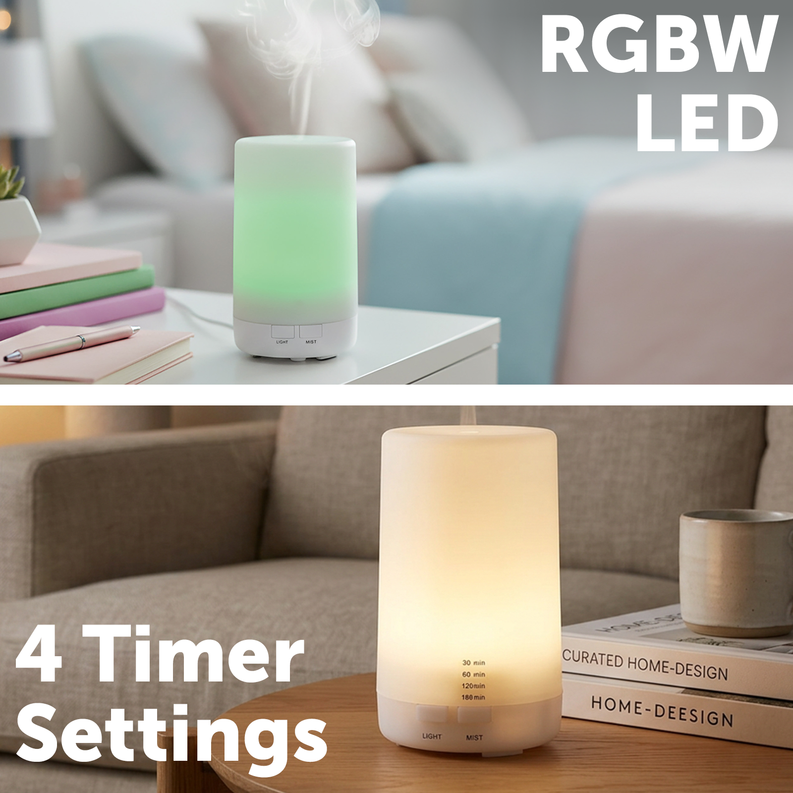 Arlec USB Powered RGBW Aroma Diffuser