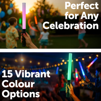 Arlec LED Flashing Glow Stick with Strobing Effect - Pack of 2