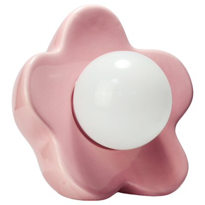 Arlec Pink Ceramic Flower Lamp