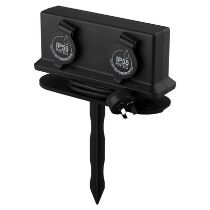 Arlec 4 Outlet Outdoor Powerboard With Removable Garden Stake