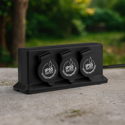 Arlec IP55 6 Outlet Weatherproof Powerboard With Surge Protection