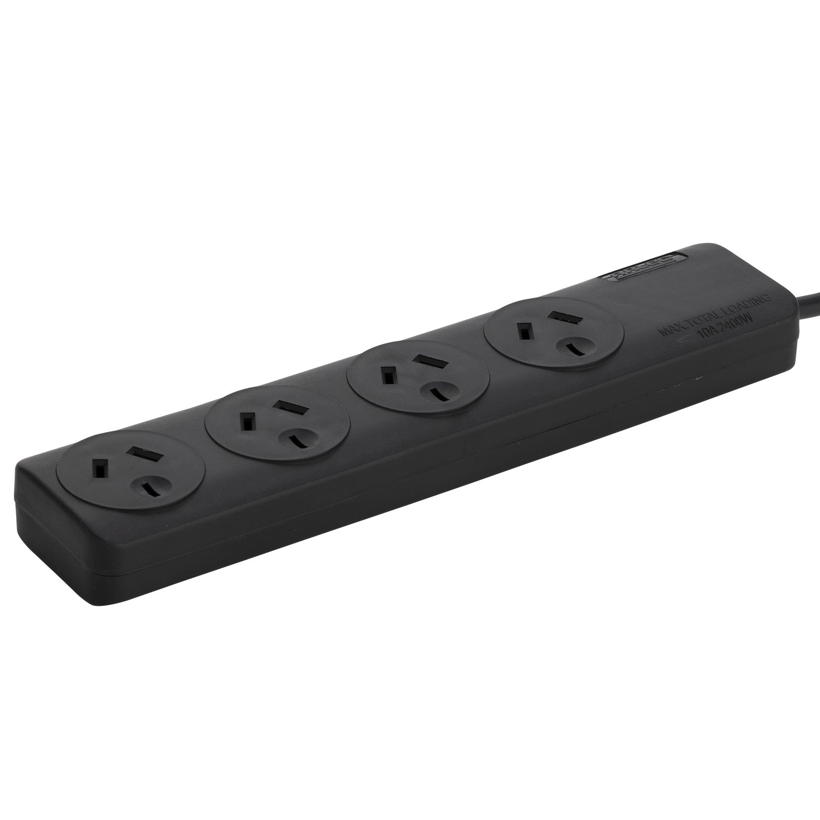 Arlec Black 4 Outlet Powerboard