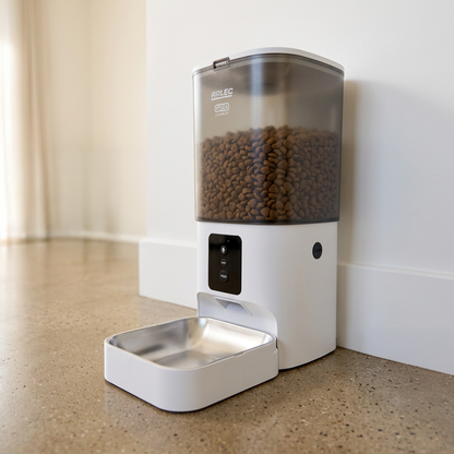 Arlec White Grid Connect Smart 6L Pet Feeder