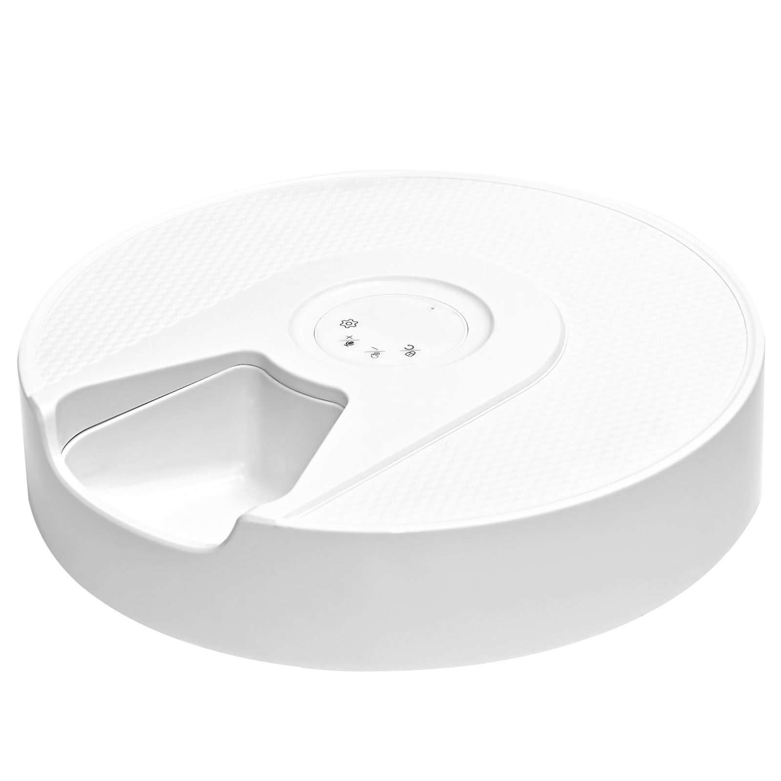 Arlec White Automatic Pet Feeder for Wet & Dry Food