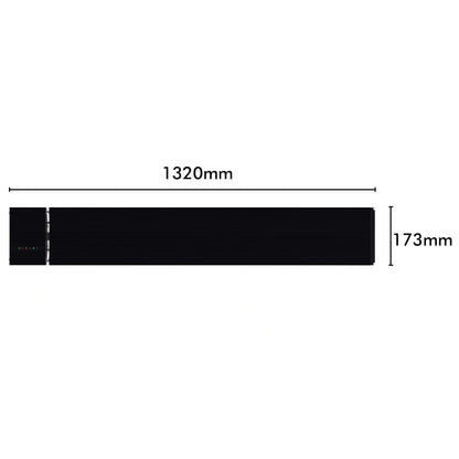 Arlec 2400W Black Smart Grid Connect Alfresco Strip Heater