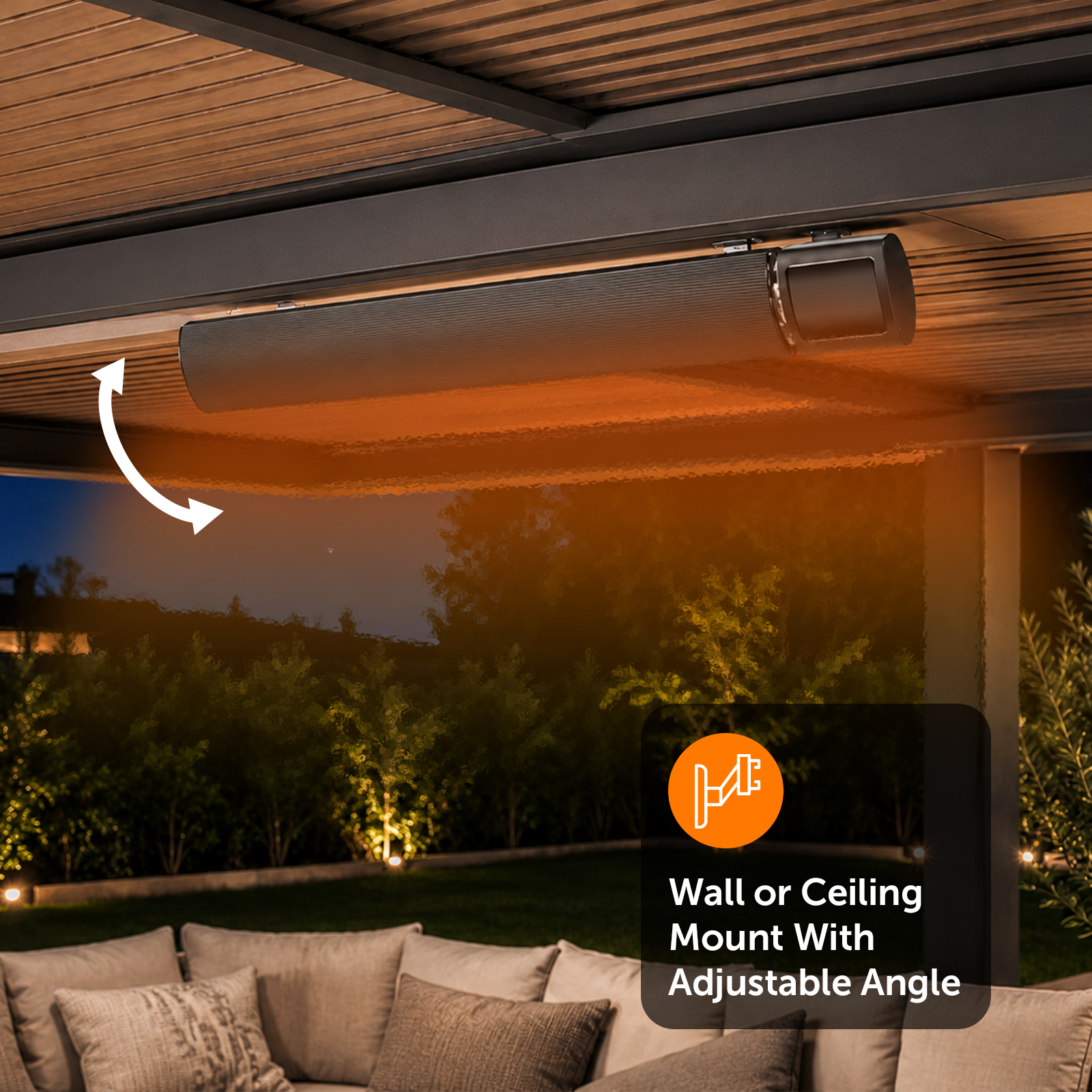 Arlec 3000W Grid Connect Smart Radiant Strip Heater