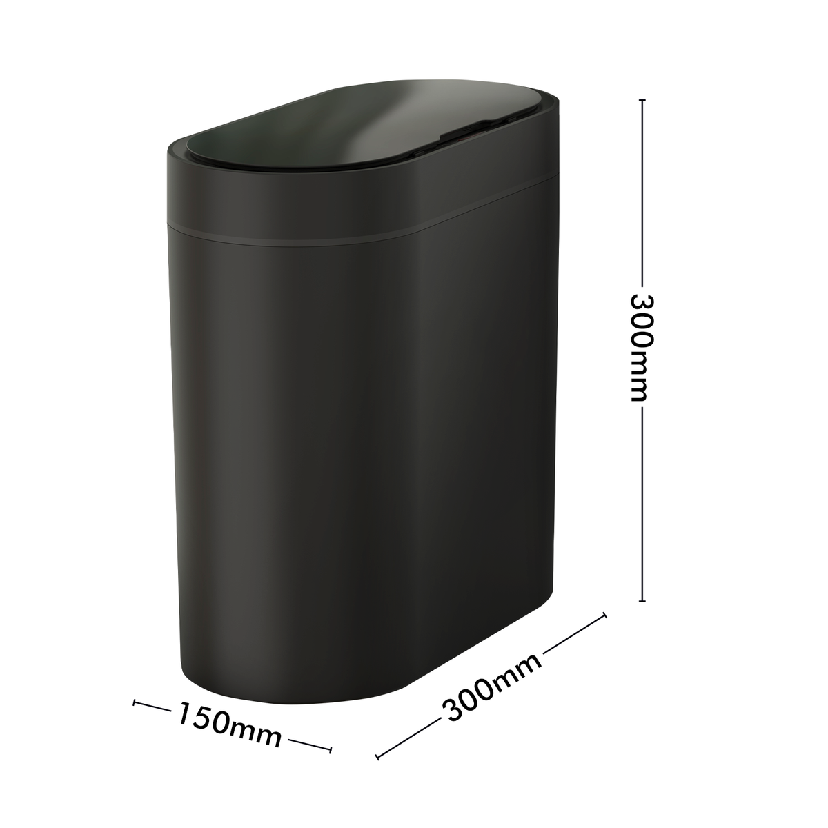 Arlec Black 9L Sensor Bin