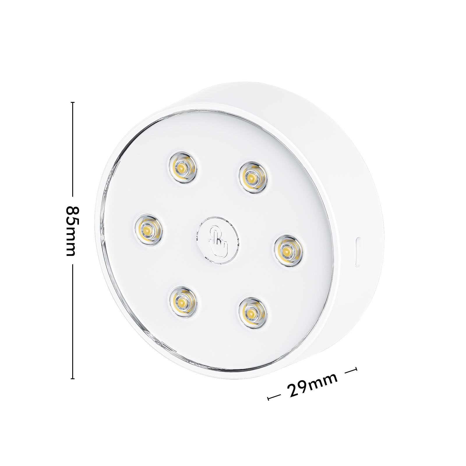 Arlec Rechargeable Linkable Puck Light Extension Pack - 1 Pack