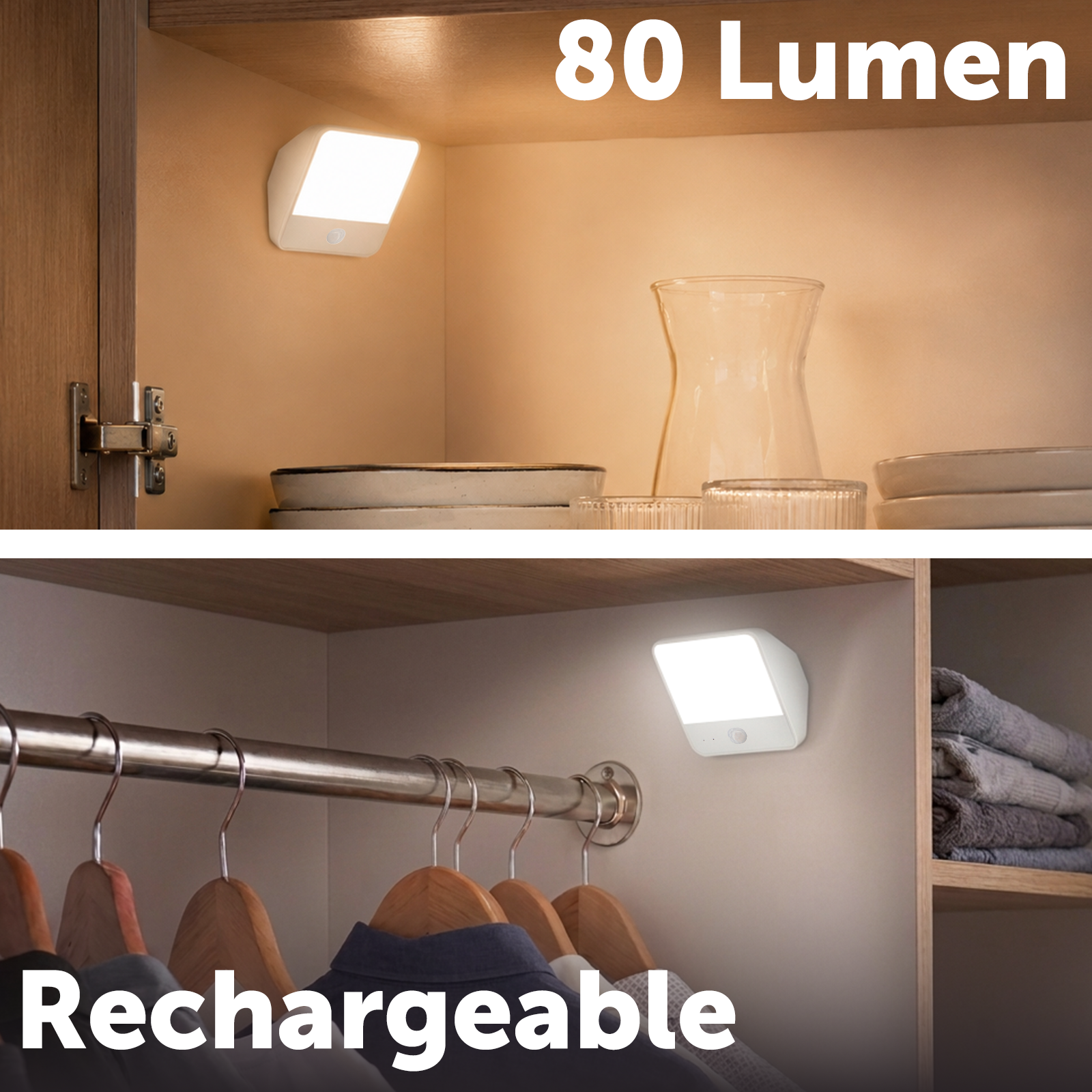 Arlec CCT and Dimmable Rechargeable Motion Sensor Cabinet Light