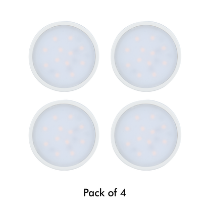 Arlec RGBW Puck Light Kit With Remote - 4 Pack