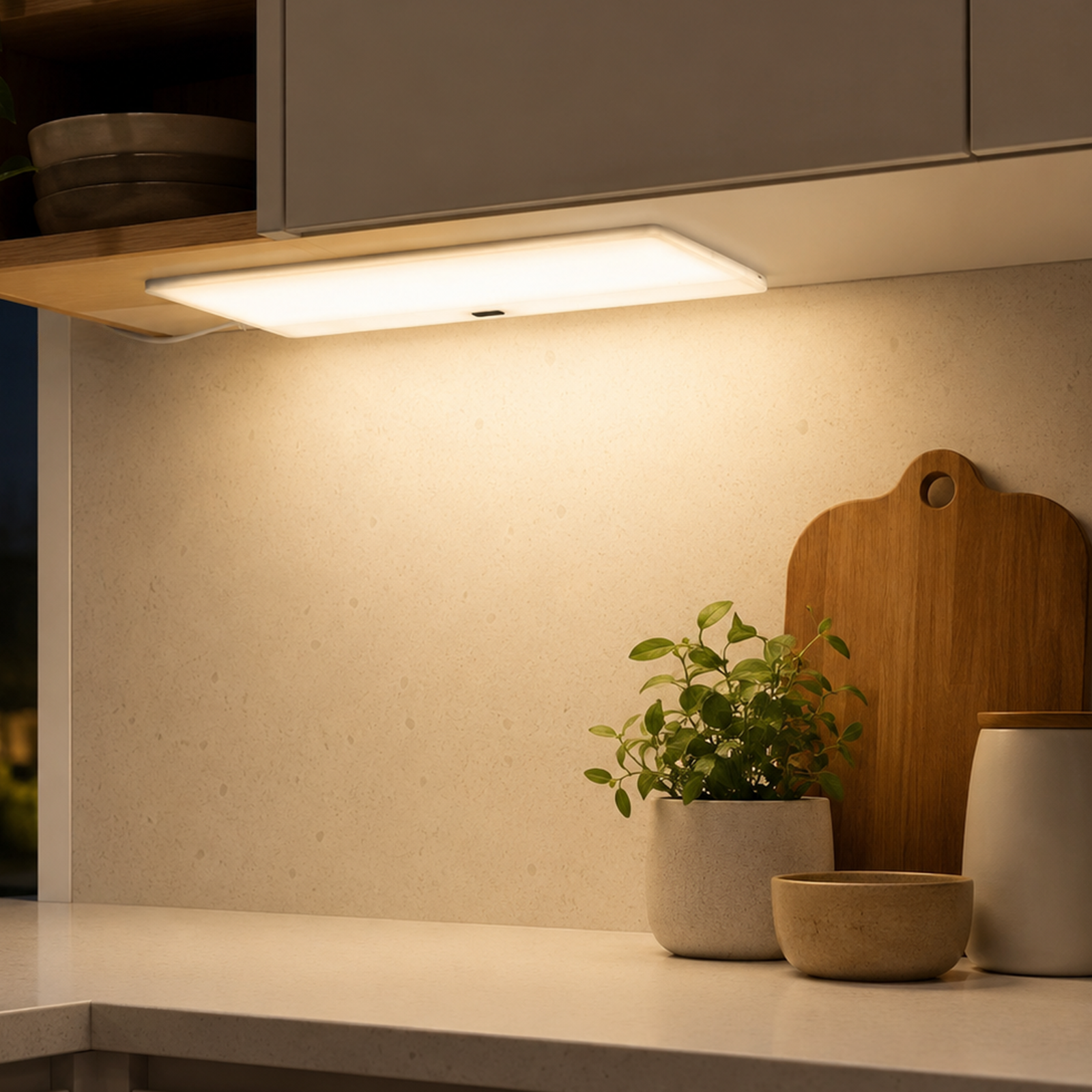 Arlec 300 x 200mm CCT and Dimmable Frameless Cabinet Light With IR Sensor