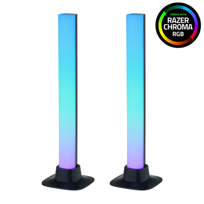 Arlec Grid Connect Smart RGB Desk Lights Twin Pack with Razer Chroma