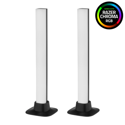 Arlec Grid Connect Smart RGB Desk Lights Twin Pack with Razer Chroma